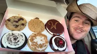 CRUMBL COOKIES REVIEW 134: Wonka&rsquo;s Red Velvet, Black Forrest, Oreo, Ultimate Peanut Butter, Mystery