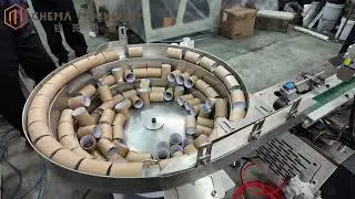Chema Machine Fully automatic Non Stop 2 Shaft Label Rewinder Machine