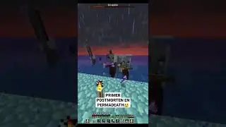PRIMER POSTMORTEN EN  PERMADEATH😥!!! #shorts #minecraft #permadeath @thewintersbs