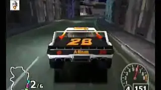 NASCAR Rumble PS1 - Swamp Romp (HD)