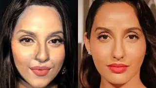 @NoraFatehi Zaalima Coca-Cola Makeup Transformation || Dikshita Jindal