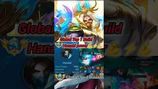 Global Top 1 Build Hanabi Over Power💪⚡💪 Gameplay🔥 🥵🔥
