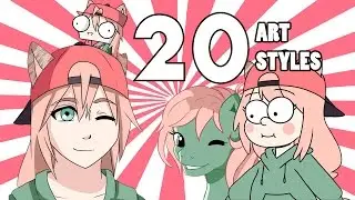 THE 20 ART STYLE CHALLENGE!!!