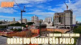 Drone mostra as obras do projeto que vai transformar a regi&atilde;o do Bel&eacute;m e Tatuap&eacute;: o Urman S&atilde;o Paulo