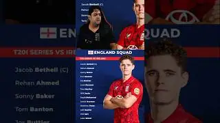 England Squad T20 Series Vs Ireland ❤️🏏 || #shortsfeed #trending #irevseng #cricket #virelshorts #yt