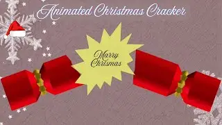 How to Make 3D Animated Christmas Cracker in PowerPoint - Explosion Effect