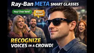 Ray-Ban Meta smart glasses can now recognize voices in a curious crowd