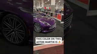 THIS COLOR ON THIS ASTON MARTIN IS 🔥🔥🔥 #fypシ #viral #astonmartin #purple #wow #coolcar #fyp