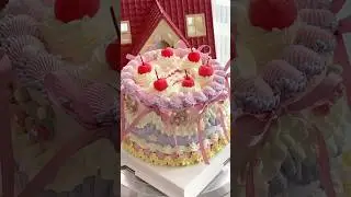 Watch This Kawaii Cake Get Decorated! #kawaii #japan #shorts