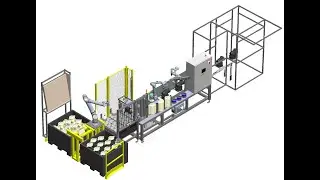 Universal Robots Automated Assembly and Palletizing System with UR3e, UR10e and UR20