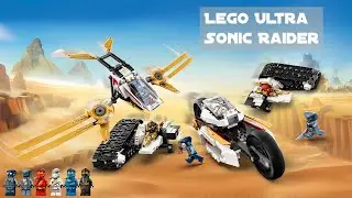 Lego Ninjago Ultra Sonic Raider Review | Ninjago Legacy set with Golden Zane Minifigure!!