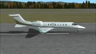 Flight simulator X deluxe edition,  flying around Flesland airport