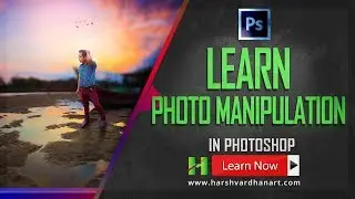 Learn Photo Manipulation in Photoshop-Realistic Sunset Photo Manipulation Tutorial Part-1