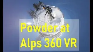 Pow action at Austria Alps 360 VR