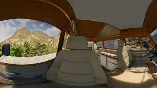 (Passenger Version) 360 *3D* 4k Example Flyover Video w/ Soundtrack: Flying Hippie Van!