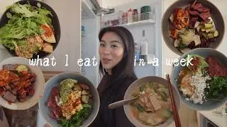 what I eat in a week living in Seattle | easy high-protein low-carb meals