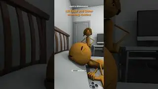 Lil Emot and Sister every morning routine!!! 😴😳😱 (Animation Meme) #memeanimation