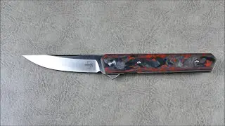 On Point EDC: BokerPlus &ndash; Ti Kwaiken Elite, M390, Marbled Carbon Fiber, Ceramic Detent Ball Clip