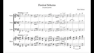 Ryan Malone: Festival Scherzo for String Quartet (LIVE)