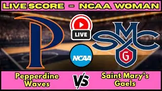 🔴 LIVE: Pepperdine Waves at Saint Mary&rsquo;s Gaels | NCAA Women's Basket Scoreboard WCC Rematch | Jan 22