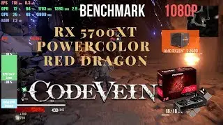 Code Vein RX 5700 XT Powercolor Red Dragon Benchmark Ryzen 2600 1080p