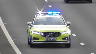 Thames Valley Police Roads Policing Unit Volvo V90 Responding!