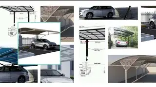 Ideal car parking shade for residential buildings..💯💫