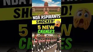 5 Major Changes in NDA 1 2026, Big Updates for Aspirants 🚨 #nda #ndaexam #ndapreparation #shorts