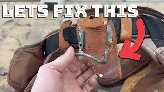 Reviving a Carpentry Essential: Repairing and Restoring a Carpenter's Belt to Pristine Functionality