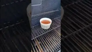 Smoked chocolate souffl&eacute;￼