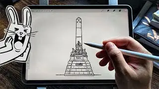 How to draw the Jose Rizal monument 🪶