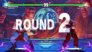 STREET FIGHTER V Alex vs Ryu