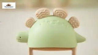 Dinosaur Silicone Teething Glove   Baby Teether Mitt