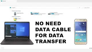 Transfer any Data between Phone and Laptop/PC wirelessly free.