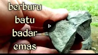 Perburuan batu badar emas dan badar perak di kabupaten Banjarnegara jateng
