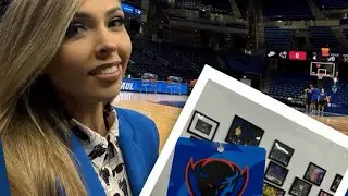 Karolina Ivanauskienė - U.S. National Anthem at Wintrust Arena (DePaul Blue Demons v Gardner Webb)