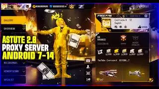 Free fire proxy server in android device || ASTUTE 2.0 ☠