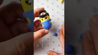 #minion #clay #plasticine #timelapse #polymer