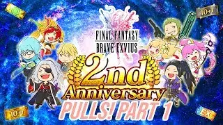 [FFBE] - Pull PARTY! 2nd Anniversary Pulls (Part 1) - Final Fantasy Brave Exvius.