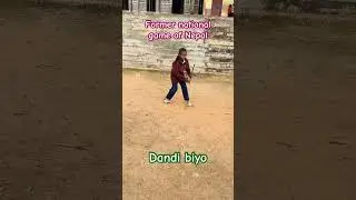 Dandi biyo - Former national game of Nepal. #games #play#fun #ethnos #reels #shorts #shortsvideo