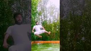 Dangerous Jump of pool 2025 trend  #shorts #trending