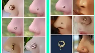 Latest Gold Nose Pin Designs || Nose Ring Designs || Nose Studs Designs
