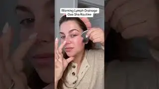 MORNING DEPUFFING WITH THE STAINLESS STEEL GUA SHA FACIAL LIFTING TOOL