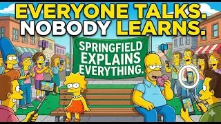 SIMPSONSS CARTOON EVERYBODY TALKS NOBODY LEARNS