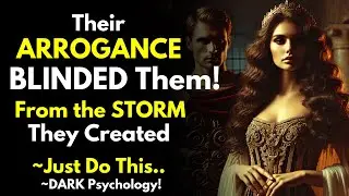Their Arrogance Blinded Them from the Storm They Created ~Dark Stoic Psychology ~Stoicism