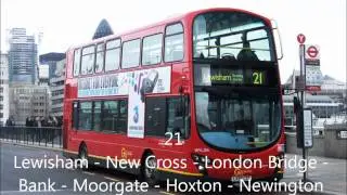 london bus routes 11-30 (pictures)