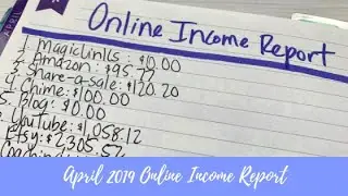 April 2019 Online Income Report!