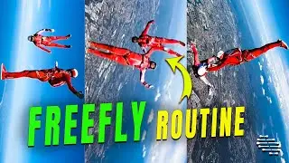 Freefly Team Rehearsing Their Sky Diving Routine