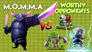 PART - 1 | M.O.M.M.A VS WORTHY OPPONENTS | Clash Of Funz #clashofclans #coc #momma #pekka #megapekka