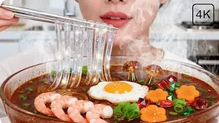 [4K] I Made an Entire Ramen Bowl Out of GLASS&hellip; AI ASMR 🍥